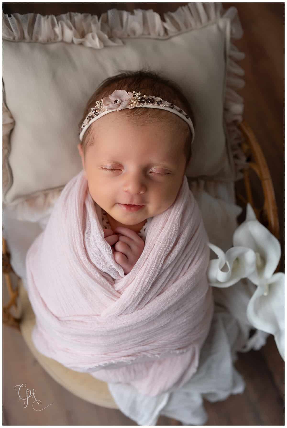 Séance photo portrait de bébé Côtes d'Armor Bretagne-Lannion