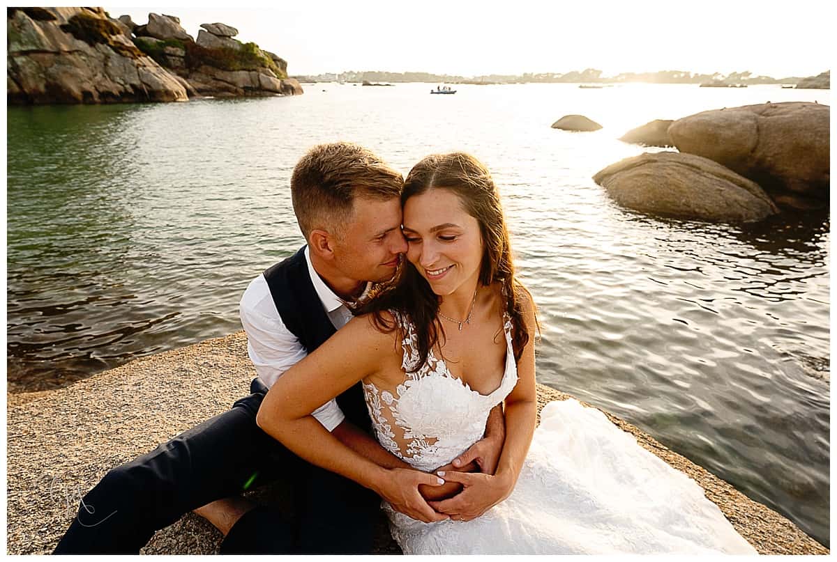 Photos de couple à Ploumanac'h et Trebeurden