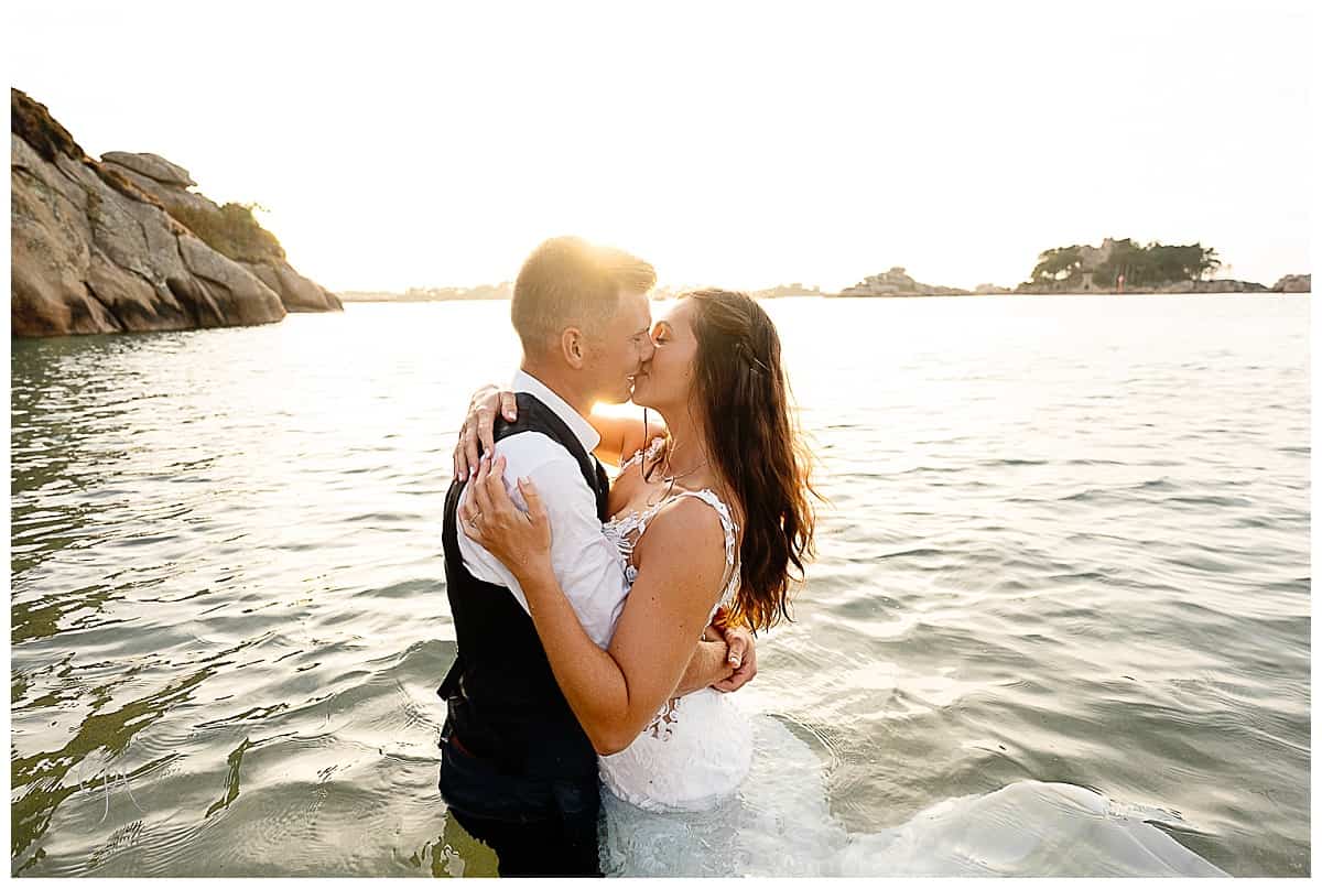 Photos de couple à Ploumanac'h et Trebeurden